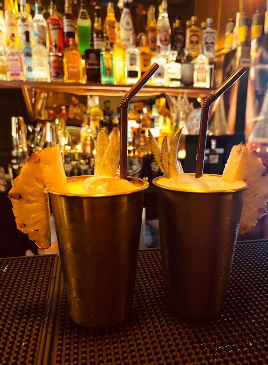 Tropical cocktails in Siem Reap